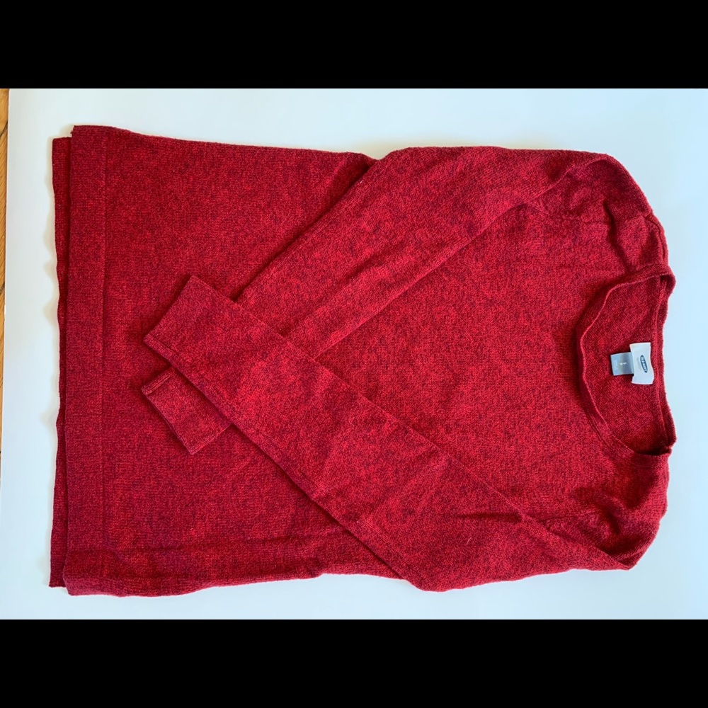 Red Marled Sweater